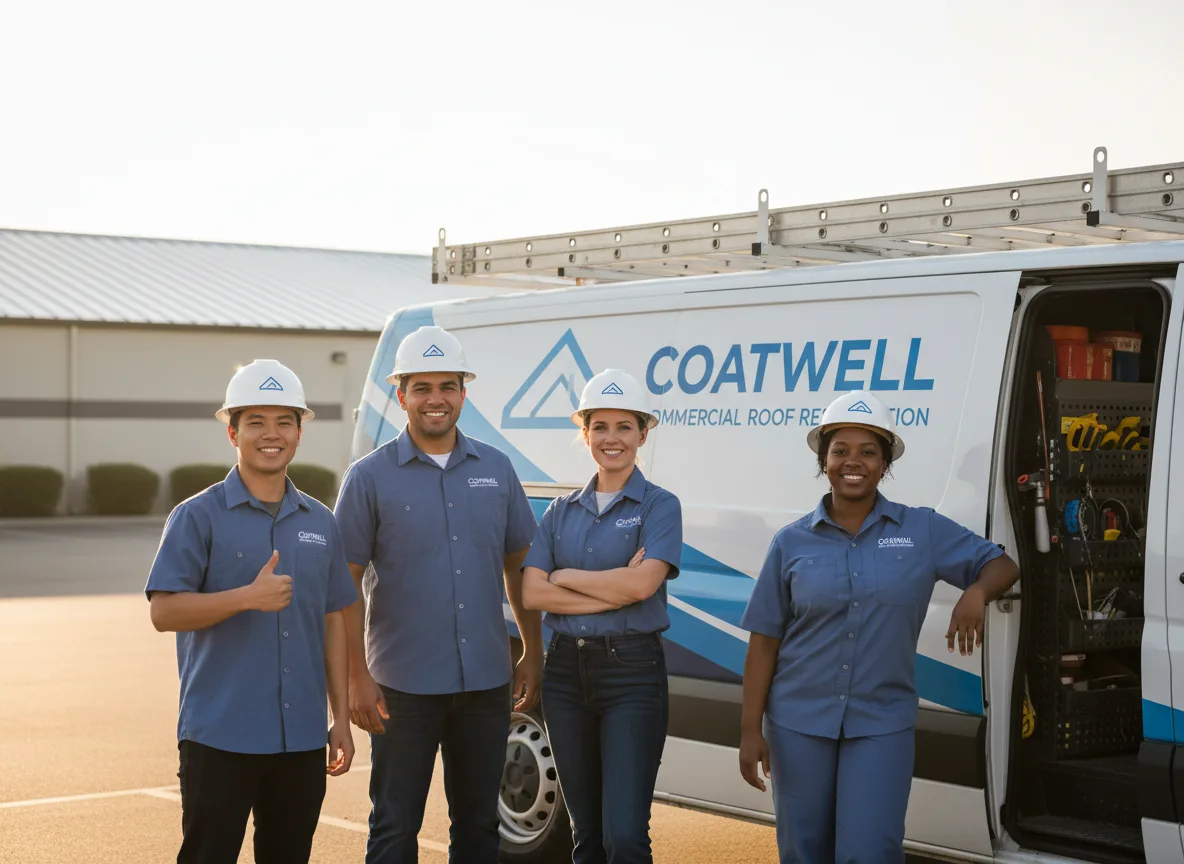 Commercial roof coating company in Burns Flat, OK
